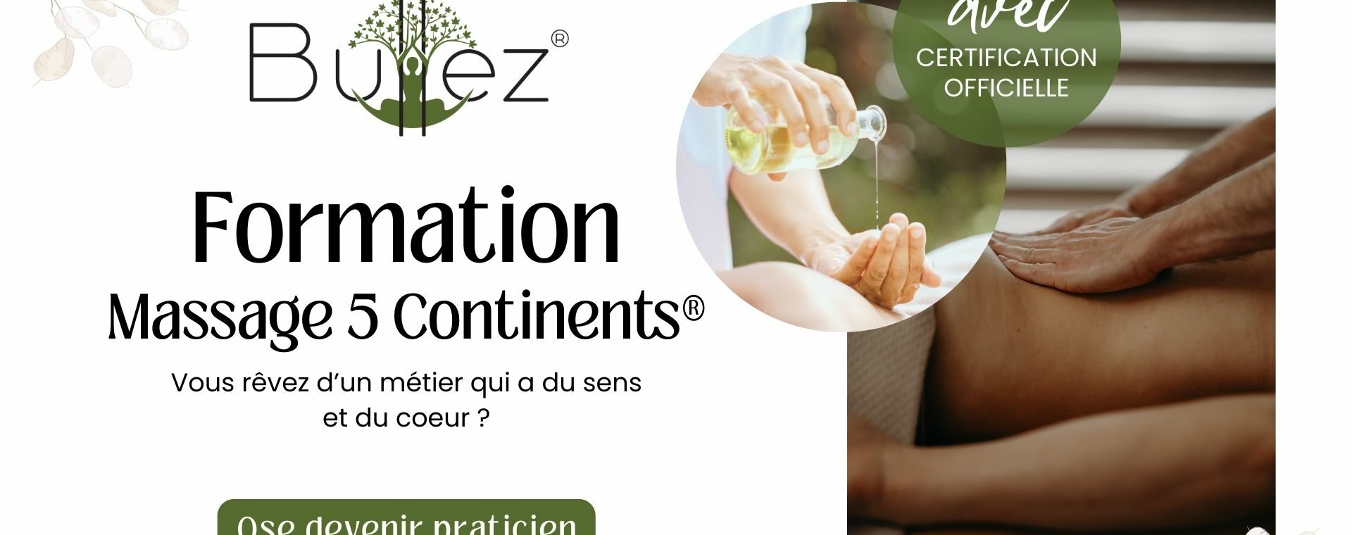 Formation massage 5 Continents