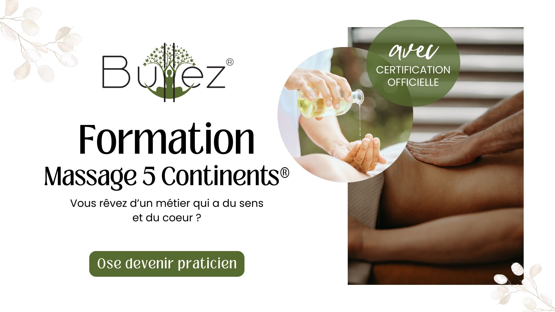 Formation massage 5 Continents