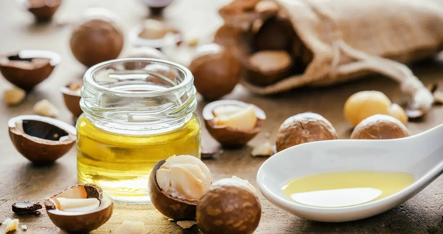 Huile végétale noix macadamia