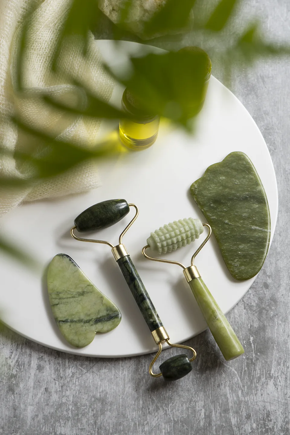 Gua sha vert, massage Happy Zen