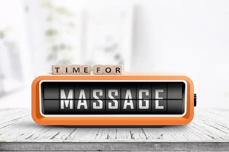 Le moment idéal pour se faire masser