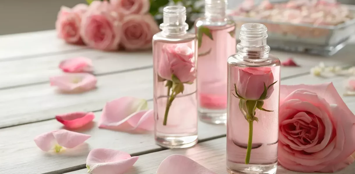 Hydrolat de roses de Damas