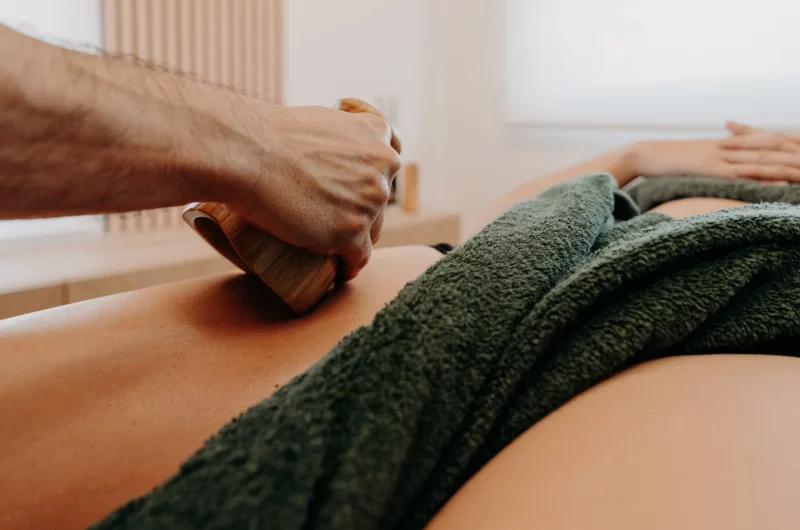 Ventouse en bois, madérothérapie