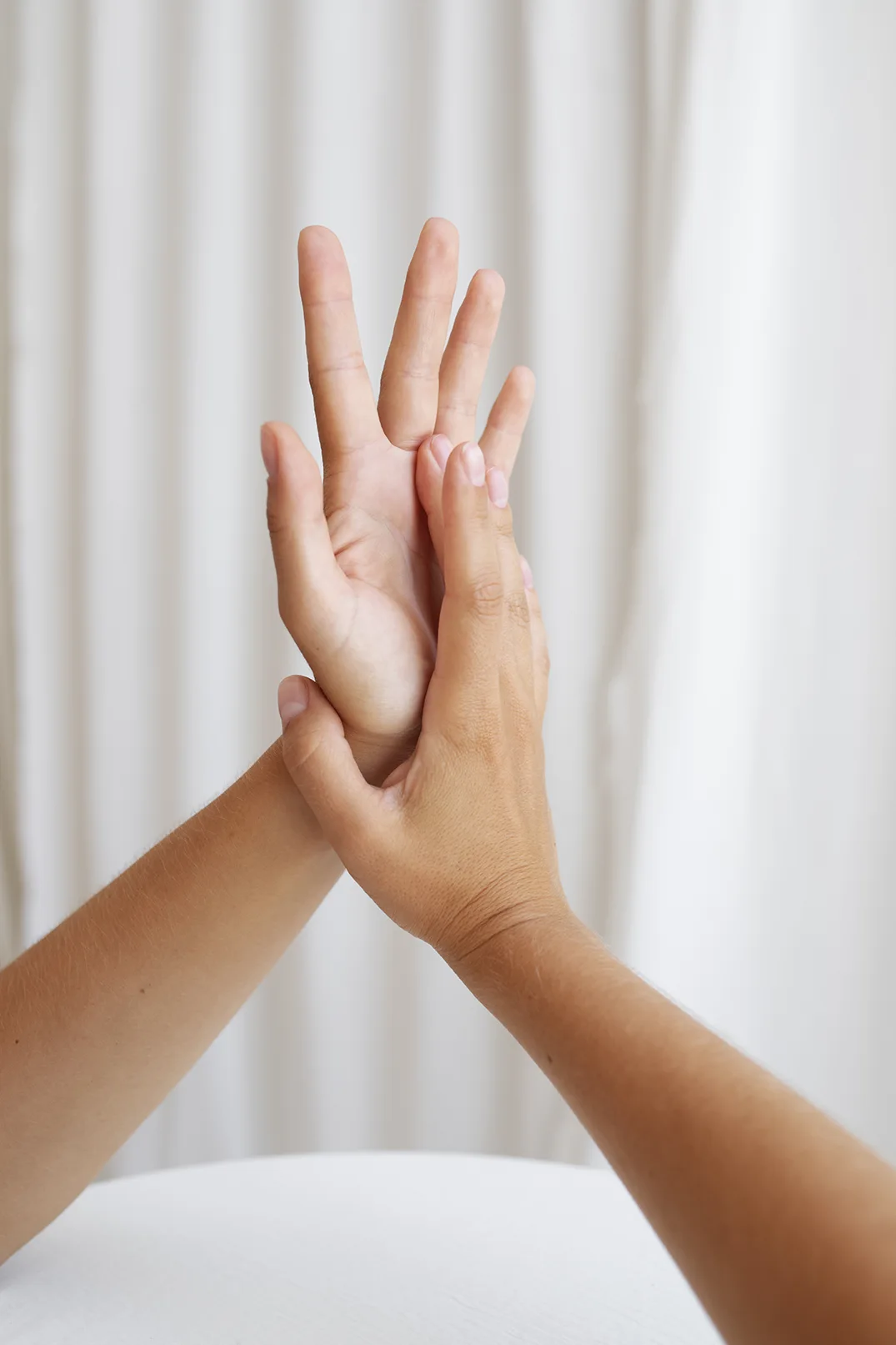 Massage des mains et bras