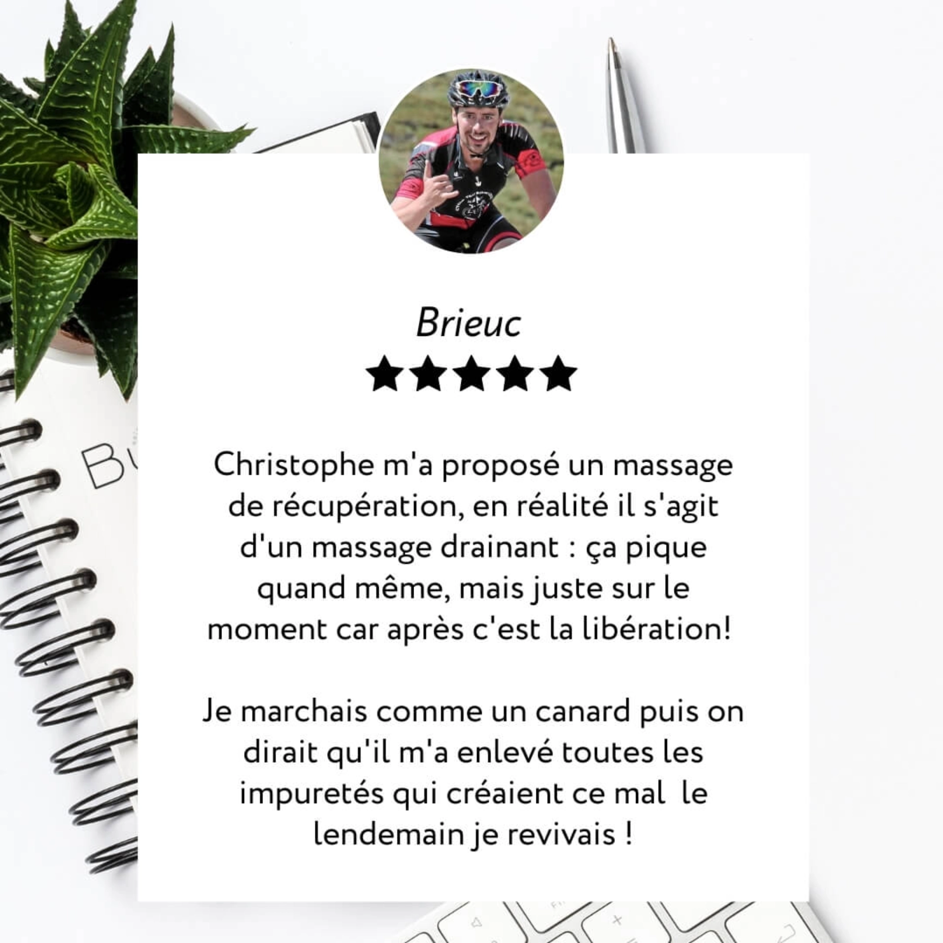 Avis client — Massage Power Legs®