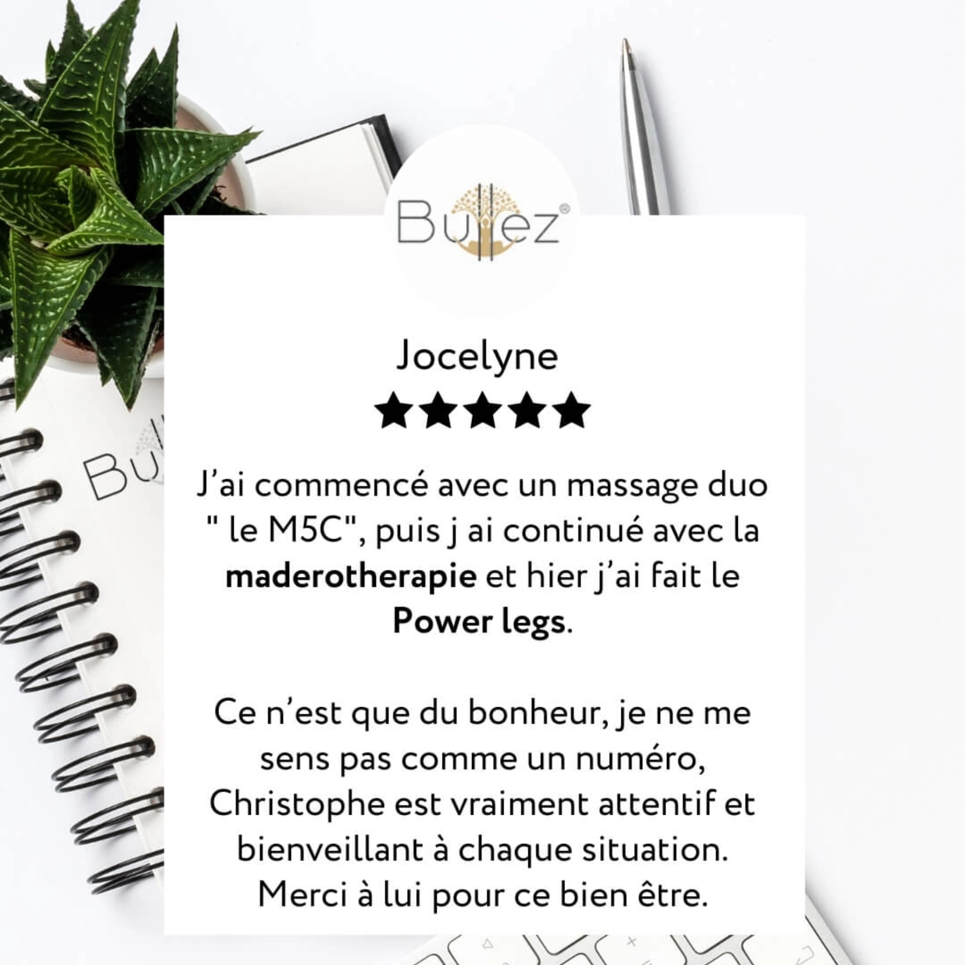 Avis client — Massage Power Legs®
