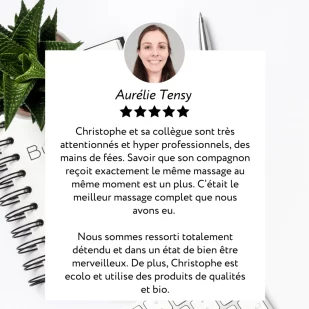 Témoignage d'un massage en Duo chez Bullez