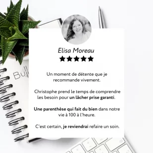 Témoignage d'Elisa sur le massage Happy Zen