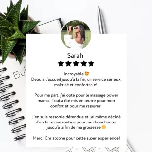 Massage prénatal - Témoignage de Sarah